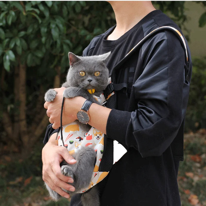 Nouveau Porte-chien Camouflage extérieur-sac à dos respirant pour petits chiens et chats