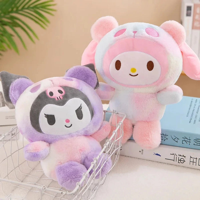 Sanrio 25Cm Anime Kuromid juguetes Kawaii Mymelody Cinnamoroll peluche suave Animal relleno muñeca almohada regalo de Navidad Decoración