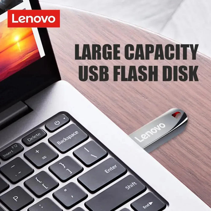 Lenovo-unidad Flash de Metal USB 3,0, 2TB, Pendrive de alta velocidad, 1TB, 512GB, 256GB, unidad Usb portátil, resistente al agua