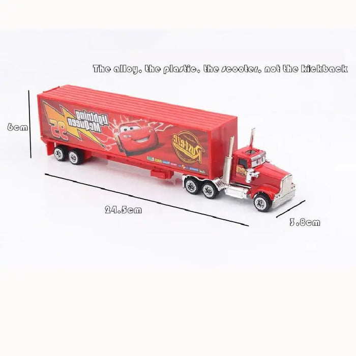 Disney Pixar Cars 3 6–7-teiliges Spielzeugset – enthält Lightning McQueen und Jackson Storm 1:55 Druckgussmodelle