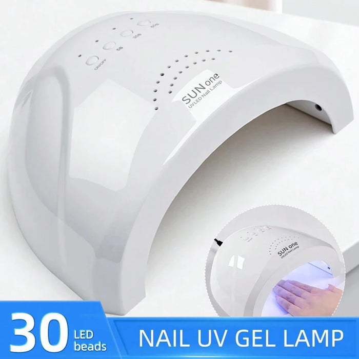 Lampe à ongles UV LED professionnelle – Sèche-ongles domestique, gel UV et outils de manucure.