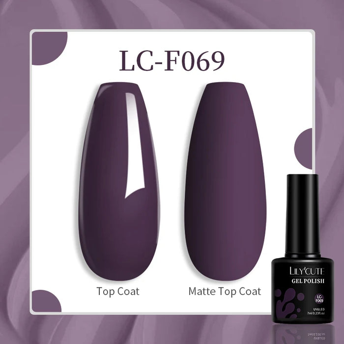 LILYCUTE 129 Farben 7 ml Nagel-Gel-Nagellack – semi-permanente Nagelkunst und Maniküre mit Soak-Off-LED-UV-Gel-Nagellack