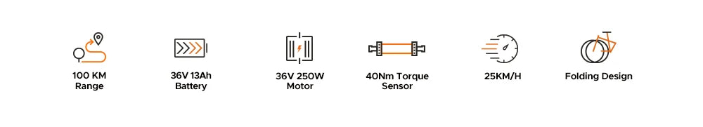 ENGWE P1 vélo électrique pliant 250W moteur sans balais 36V13AH batterie 20 pouces pneu pour les déplacements et les loisirs