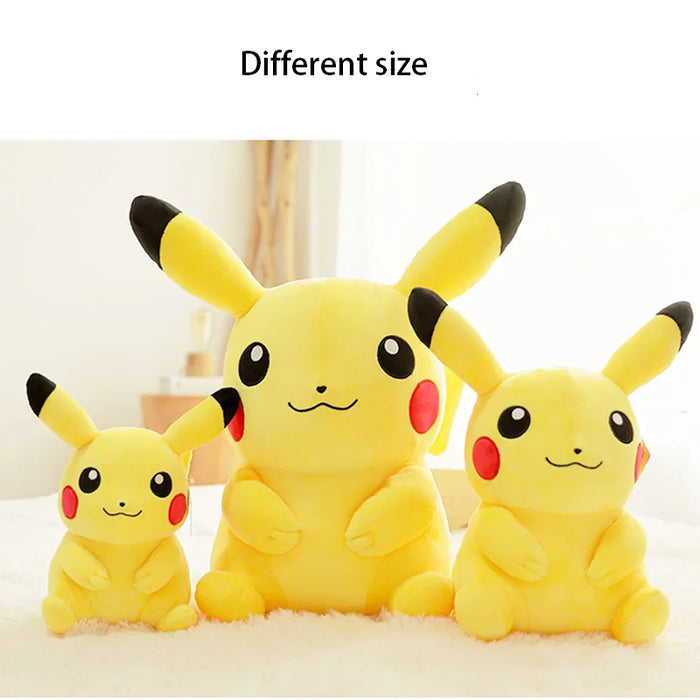 Kawaii Pikachu Plüschtier – süße Katzenpuppe und Kissen als Geschenk für Kinder und Freunde – Geburtstags-Heimdekoration