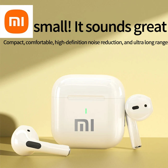 XIAOMI MIJIA Buds5 Auriculares Inalámbricos con Sonido HIFI, Bluetooth 5.3, Resistentes al Agua y Micrófono para Deportes y Juegos en Android e iOS