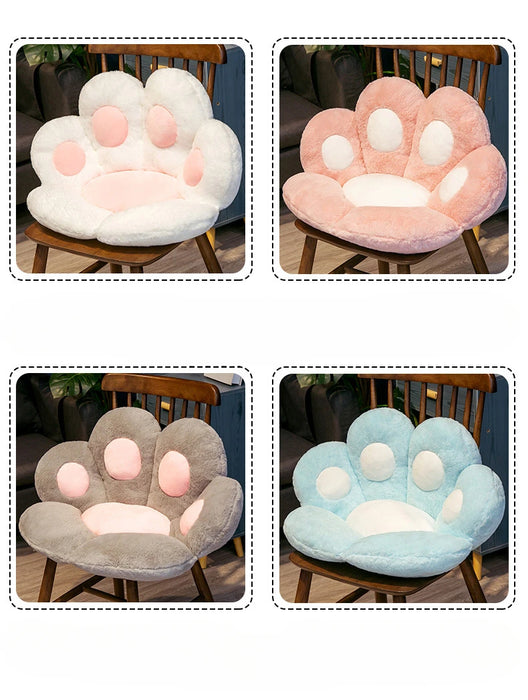 Pouf pied de chat pour des moments élégants - Coussin d'assise doux et charmant