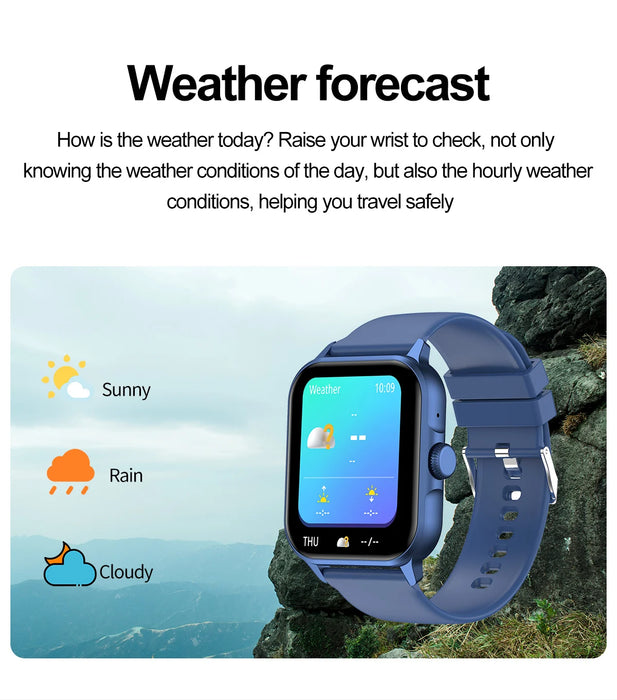 Montre connectée pour hommes et femmes, 2024 pouces, plusieurs Modes de sport, interface utilisateur, Bluetooth, horloge d'appel, DIY, nouvelle mode 1.83