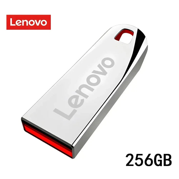 Lenovo-unidad Flash de Metal USB 3,0, 2TB, Pendrive de alta velocidad, 1TB, 512GB, 256GB, unidad Usb portátil, resistente al agua