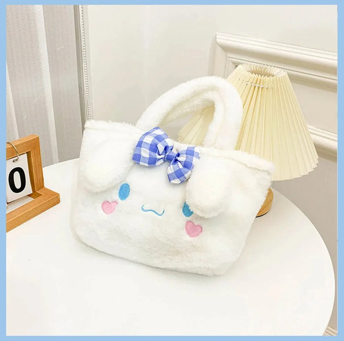 Linda mochila estilo lolita de felpa Sanrio Kuromi - My Melody Dust Bag para regalos de Navidad