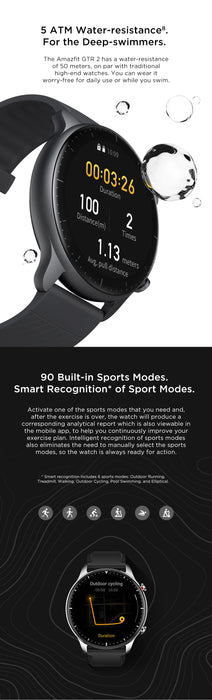 [Amazfit GTR 2] Neue Smartwatch-Version mit integrierter Alexa und extrem langer Akkulaufzeit für Android- und iOS-Telefone