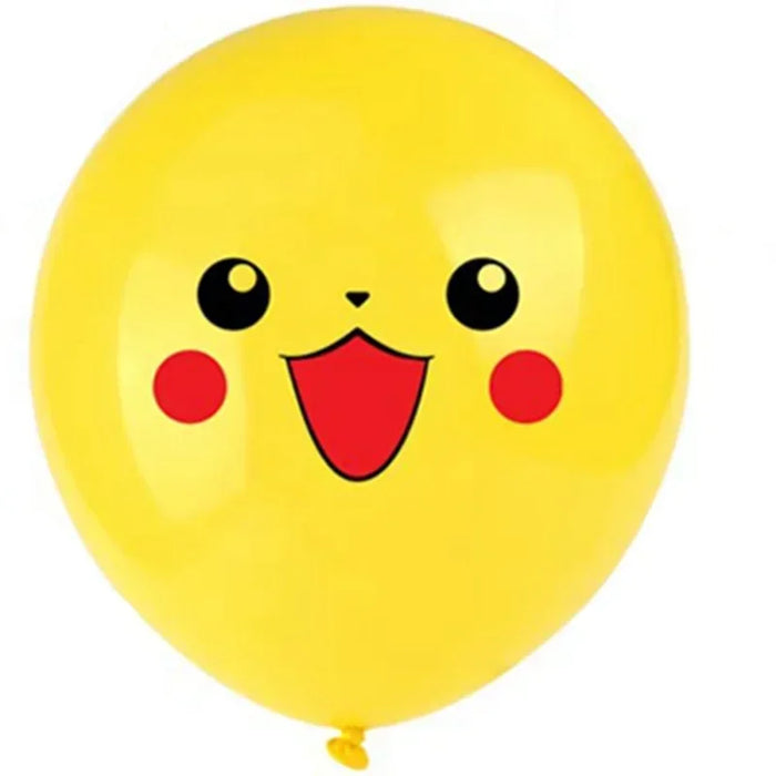 Ensemble de ballons en latex Pokémon Pikachu avec Pikachu, Carapuce et Salamèche – Décorations de fête d'anniversaire et de fête pour enfants