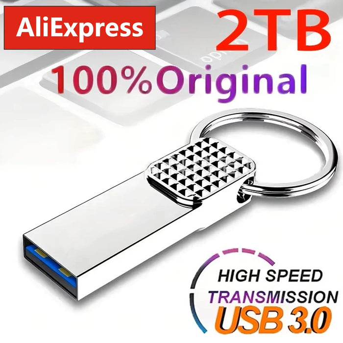 Pen Drive metálico USB 3.0 de 2TB y 1TB, unidad flash USB rápida con envío gratis