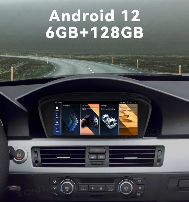 XONRICH 6GB 128GB Android 14 Autoradio für BMW 5 Series E60 E61 E63 E64 E90 E91 E92 E93 CCC CIC Multimedia CarPlay GPS Navigation