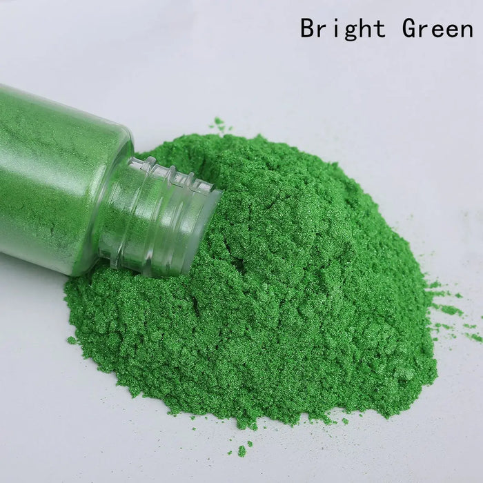 Vibrant Mica Powder Pigments for Nail Art, Glitter Crafts, Soap Making, Epoxy Resin, Eyeshadow, Lipstick, and Car Paint