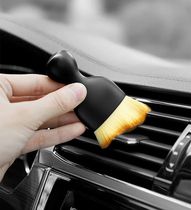 Cepillo de limpieza del aire acondicionado del coche para limpieza de salida de aire - Cepillos de eliminación de polvo para el interior del coche