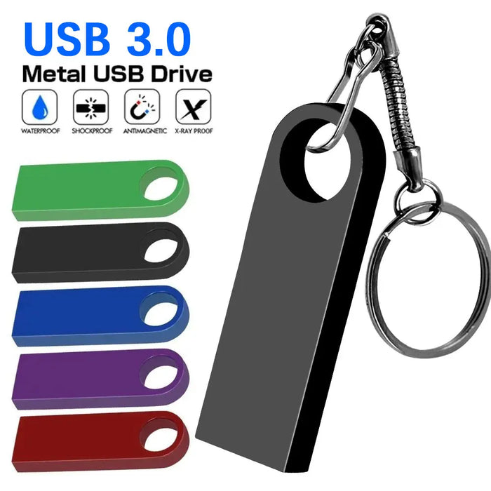 Heißer Verkauf Metall 3,0 USB-Stick 128GB Pen Drive 8GB 16GB 32GB 64GB USB stick 3, 0-Stick High-Speed-Stick