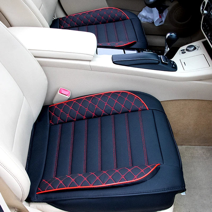 Funda para asiento de automóvil de alta calidad: cuero PU impermeable integral con ajuste universal para asientos de automóvil y accesorios para automóvil