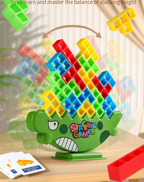 Bloques apilables calientes, juego de equilibrio Tetra Tower, bloques de construcción, tablero de rompecabezas, ensamblaje de ladrillos, juguetes educativos para niños