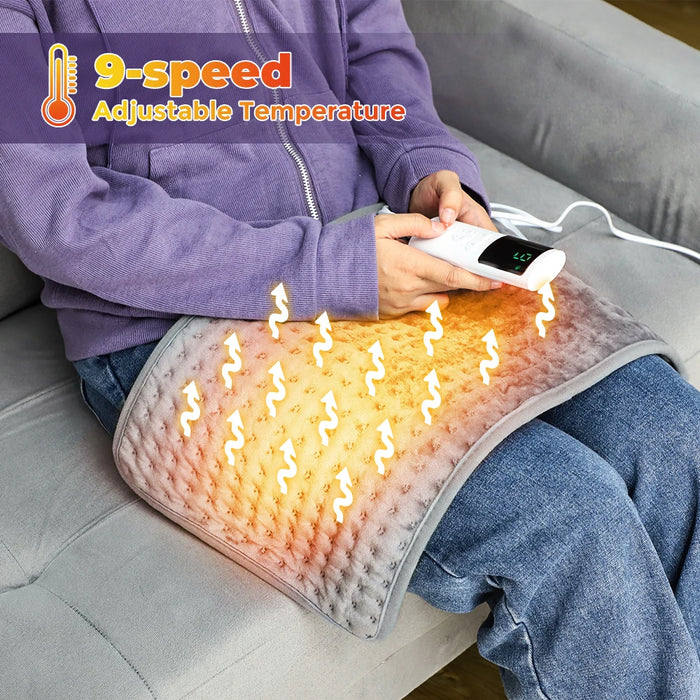 Couverture chauffante électrique 58 x 29 cm - Coussin chauffant optimal pour lit et canapé, idéal pour les hivers froids