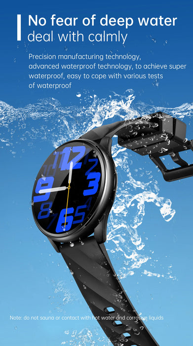 Smartwatch impermeable de 1,46'' para hombres y mujeres con modos deportivos y llamadas Bluetooth