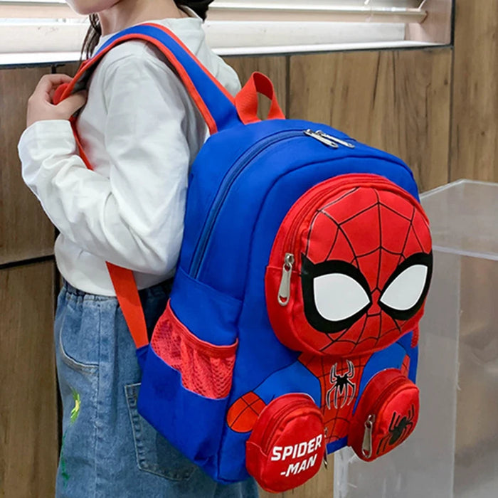 Mochilas de Spiderman, mochilas escolares de superhéroes, mochila preescolar estéreo 3D de dibujos animados, bolsa de viaje para niños, regalo