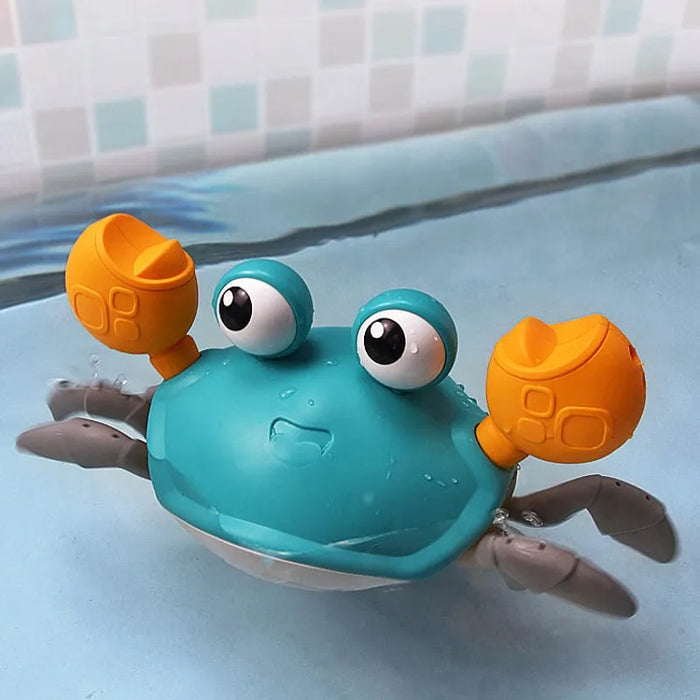 Dancing Crab Legetoy for Babies - Crabe rampant interactif avec musique et évitement automatique des obstacles