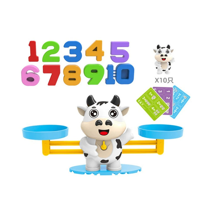 Jouet mathématique Montessori, équilibre singe, jeu éducatif pour bébé, jouets d'apprentissage des nombres, matériel pédagogique