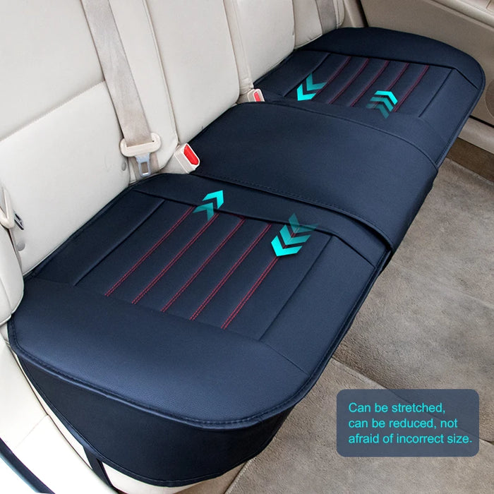 Funda para asiento de automóvil de alta calidad: cuero PU impermeable integral con ajuste universal para asientos de automóvil y accesorios para automóvil