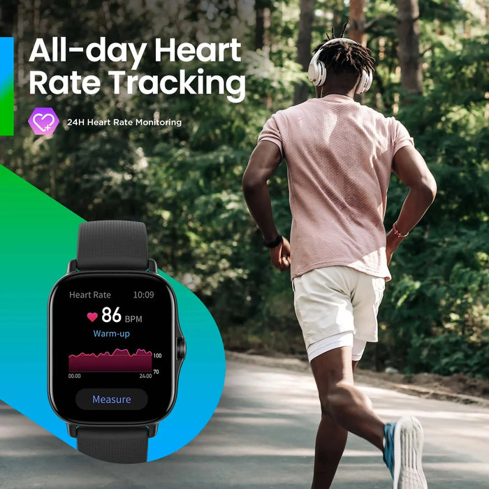 [Amazing Ny Version] Montre intelligente Amazfit GTS 2 avec surveillance polyvalente de la santé et de la forme physique, Alexa intégrée pour les téléphones Android et IOS