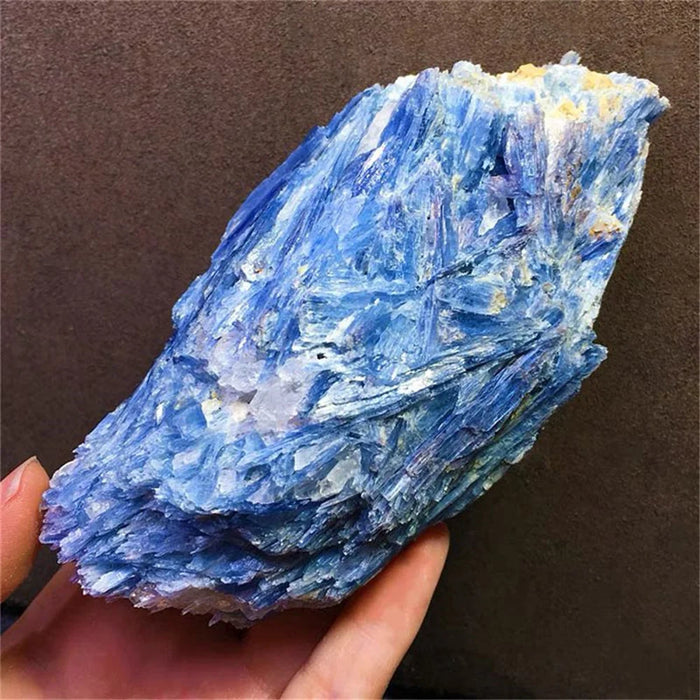 Espécimen de cristal de cianita natural para curación de Reiki, piedra preciosa azul cruda para colección de joyas (1 unidad)