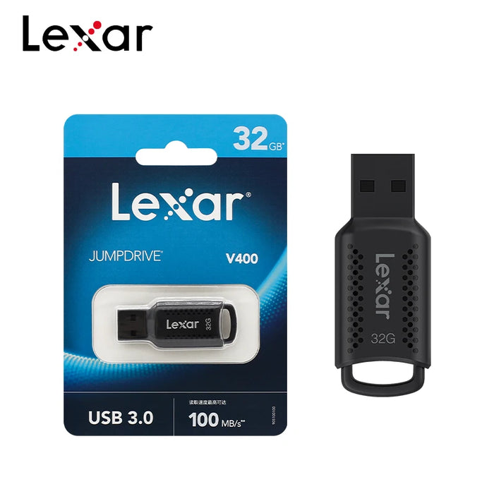 Memoria USB Lexar V400 32GB 64GB USB 3.0 con velocidad de hasta 100MB/s - Pen Drive para PC