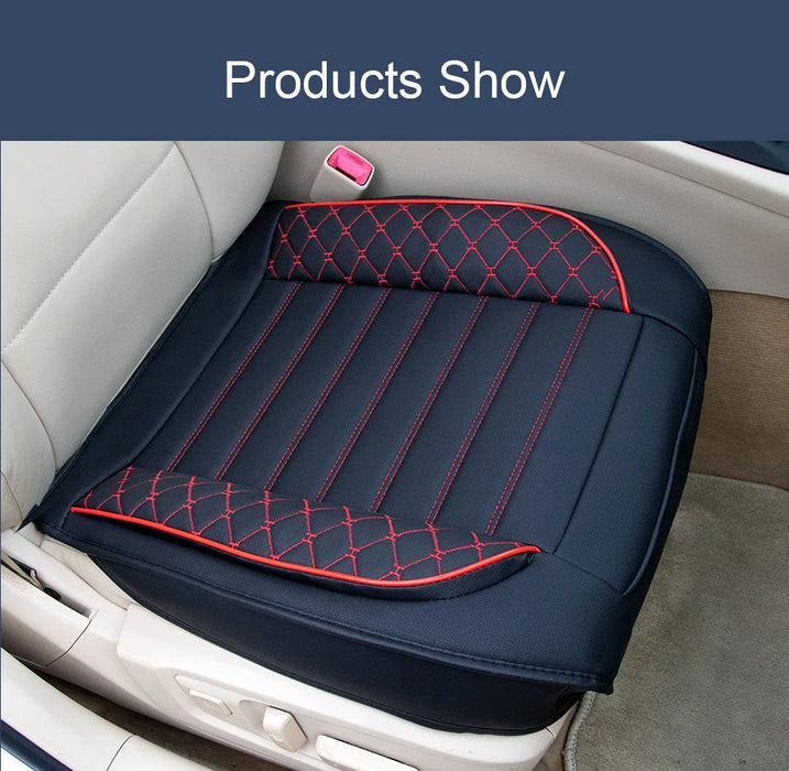 Funda para asiento de automóvil de alta calidad: cuero PU impermeable integral con ajuste universal para asientos de automóvil y accesorios para automóvil