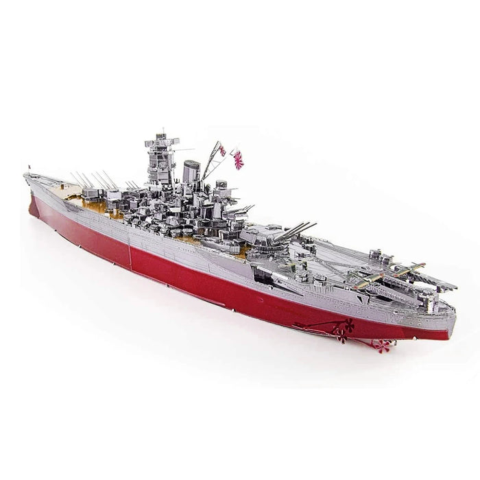 Piececool Modèle de puzzle 3D en métal : HMS Hood & Richelieu Warships – Jouets de puzzle pour adolescents et entraîneurs de cerveau