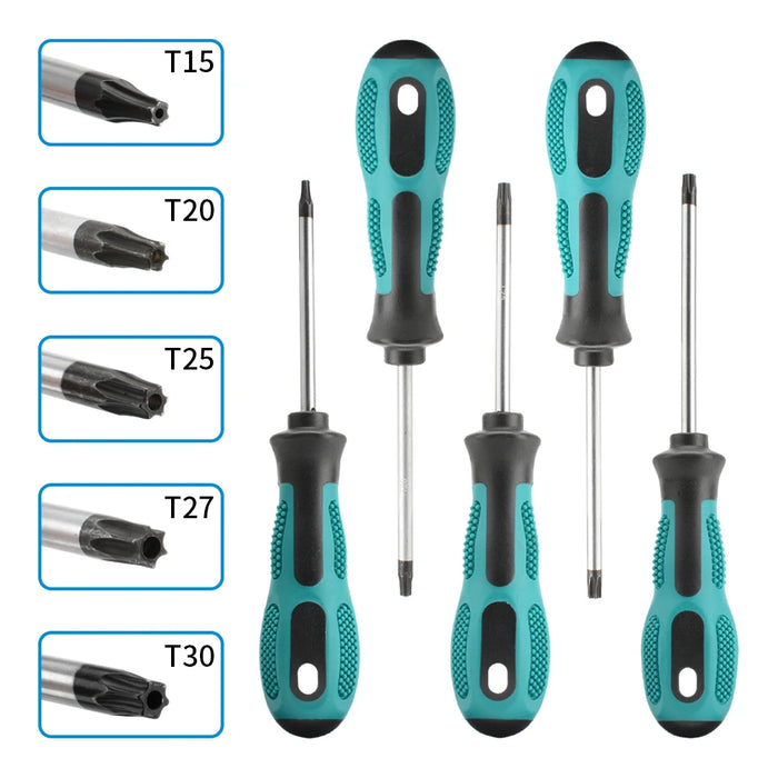 Magnetischer Torx-Schraubendrehersatz mit Präzision T5-T30 für die Sicherheitsinspektion und Reparatur von Handwerkzeugen