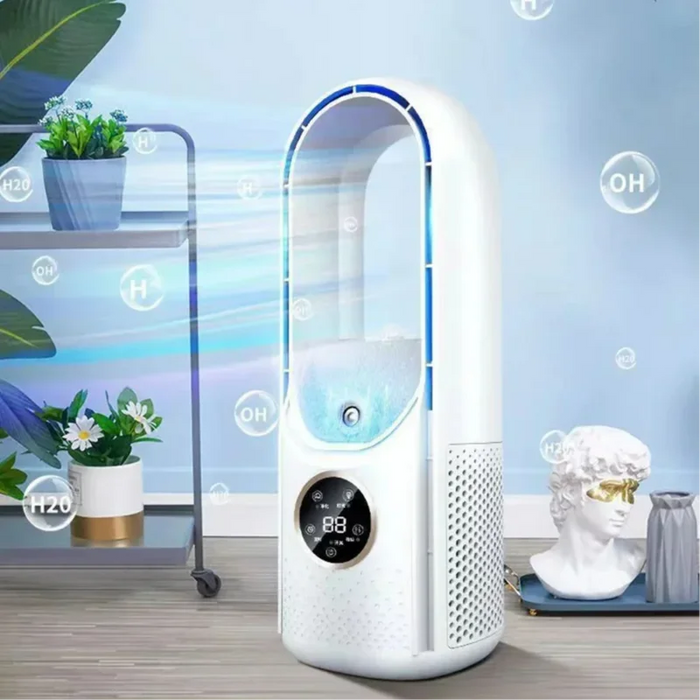 Xiaomi Mijia – climatiseur Portable, ventilateur électrique, refroidisseur USB, sans lame, 6 vitesses, minuterie silencieuse, refroidisseur, humidificateur