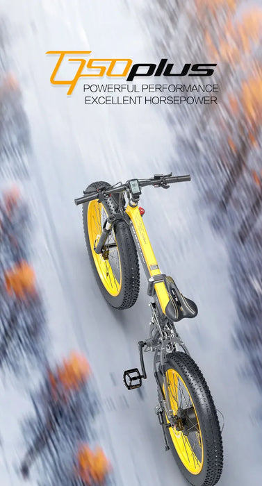 Lankeleisi 1000W faltbares Elektrofahrrad – 48V Fatbike mit 26-Zoll-Reifen und bürstenlosem Motor