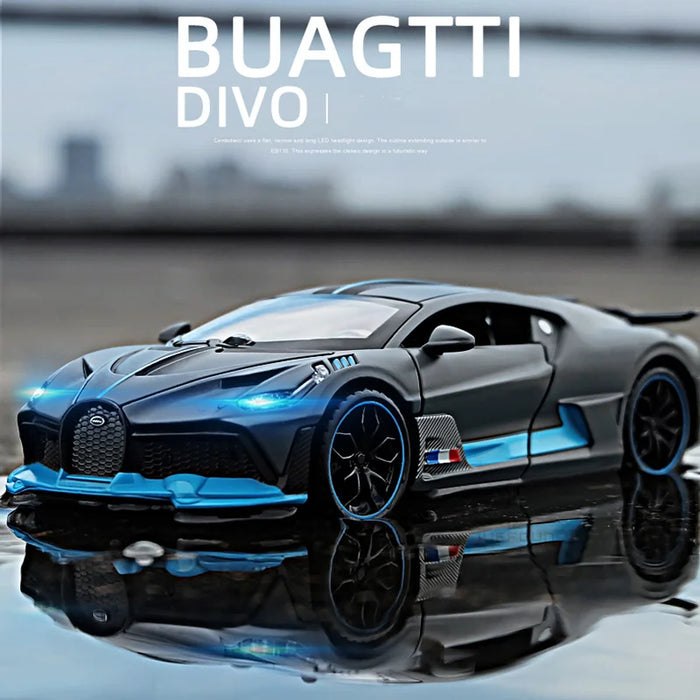 Modèle de jouet Bugatti Divo - Voiture de haute qualité avec lumière et son