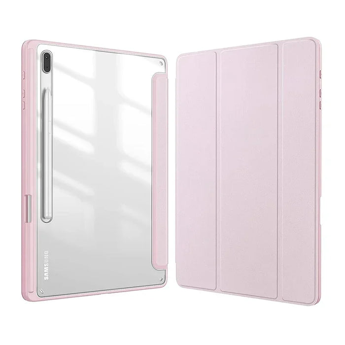 Funda con portalápices para Samsung Galaxy Tab S9 FE 11 Plus 12,4 pulgadas 2023 - Carcasa protectora para Tab A9 S9 S8 S7 11" Plus 12,4"