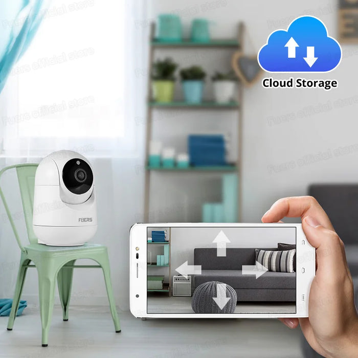 Fuers 5MP WiFi Kamera Tuya Smart Home Indoor Drahtlose IP Überwachungskamera AI Erkennung Automatische Tracking Sicherheit Baby Monitor