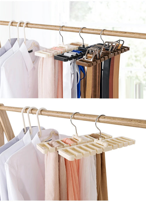 Close Neck Scarf Hanger – Drehbarer Aufbewahrungsständer für Schals und Accessoires im Haushalt