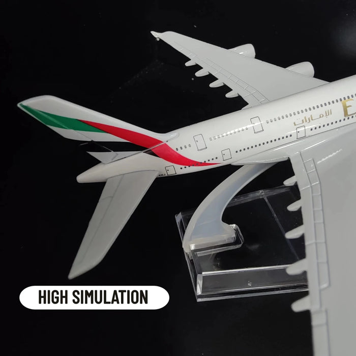 Metallflugzeugmodell Emirates Airlines A380 B777 im Maßstab 1:400, Druckguss-Sammelspielzeug für Jungen