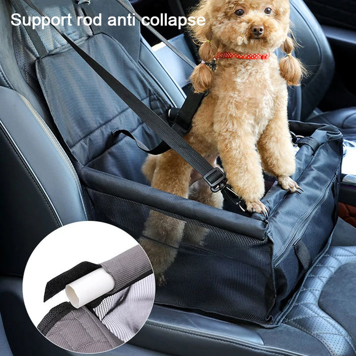 Funda plegable para coche para perros, hamaca para gatos y perros, funda de transporte para viajes