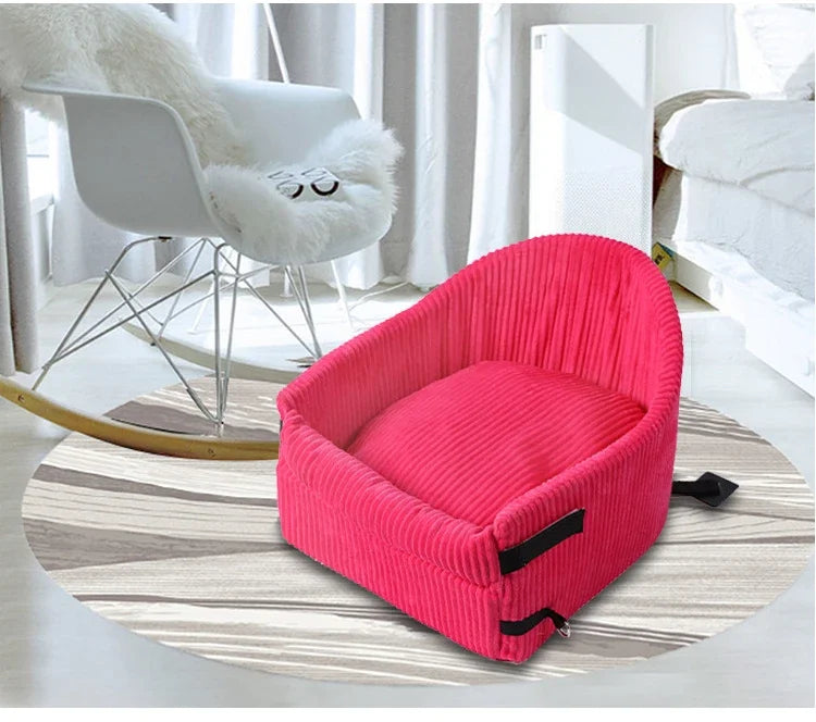 Housse de siège de voiture confortable pour chien et sac de transport pour chats – Coussin de voyage lavable pour animaux