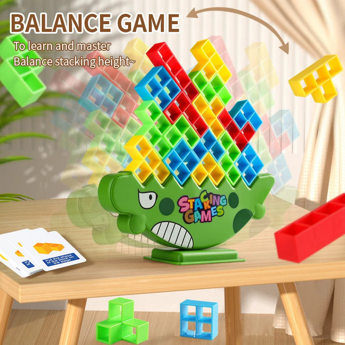 Bloques apilables calientes, juego de equilibrio Tetra Tower, bloques de construcción, tablero de rompecabezas, ensamblaje de ladrillos, juguetes educativos para niños