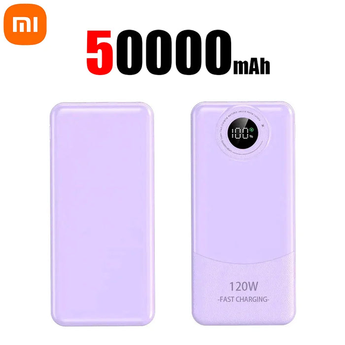 Xiaomi 200000 mAh Powerbank mit hoher Kapazität, 120 W, superschnelles Aufladen, intelligente Digitalanzeige, Powerbank für iPhone, Xiaomi, Samsung