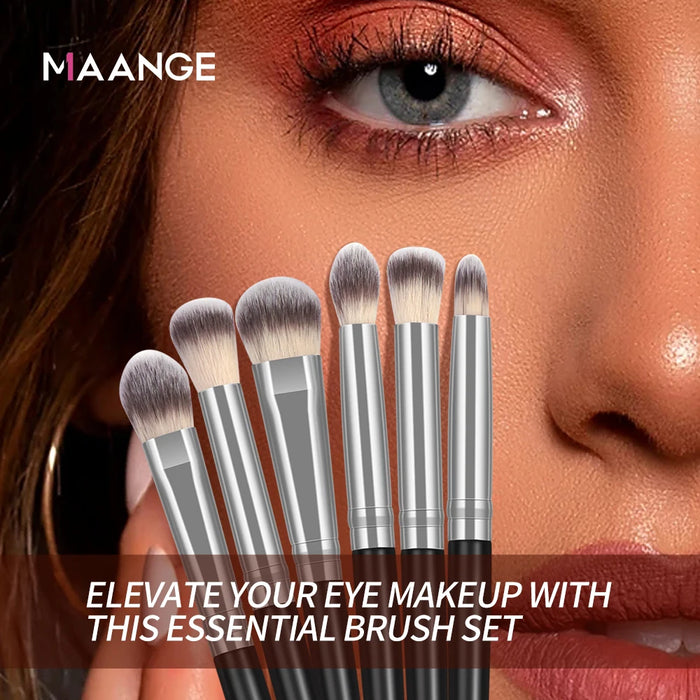 MAANGE Ensemble de 30 pinceaux de maquillage professionnels avec fond de teint, correcteurs, fards à paupières, poudres, fards à joues et pinceaux estompeurs dans un sac de rangement