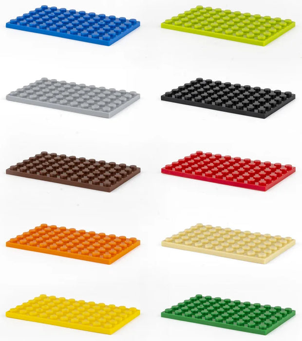 Petits blocs de construction 3033 6x10, 5 pièces, pour jeu créatif, compatibles avec Lego et autres systèmes de construction