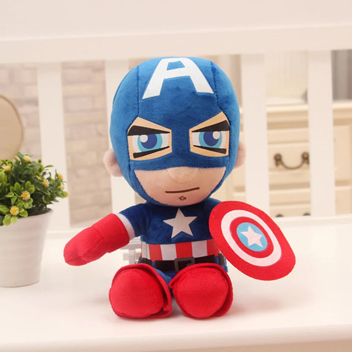 Peluche Spiderman 27 cm - Suave superhéroe de Marvel Avengers, excelente regalo de Navidad para niños