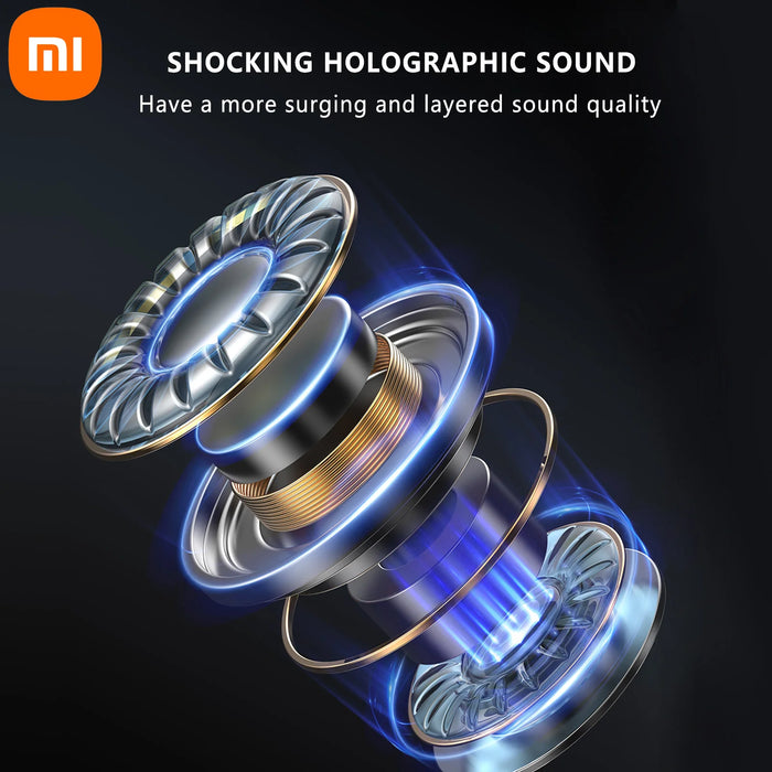 XIAOMI MIJIA Buds5 Auriculares Inalámbricos con Sonido HIFI, Bluetooth 5.3, Resistentes al Agua y Micrófono para Deportes y Juegos en Android e iOS