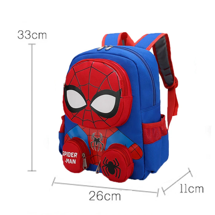 Mochilas de Spiderman, mochilas escolares de superhéroes, mochila preescolar estéreo 3D de dibujos animados, bolsa de viaje para niños, regalo